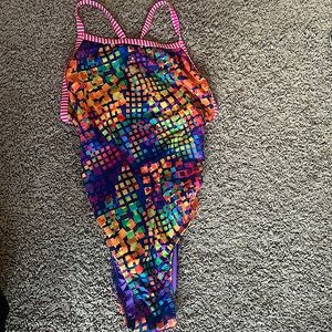 Multicolor Geometric Patterned Dolfin Uglies Spedo